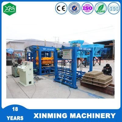 Factory Price Qt4-15 Full Automatic Concrete Cement Hollow Solid Block Making Machine with High Capacity
