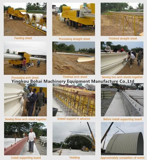 Bohai Automatic Construction Machine for Arch Roof (BH240)