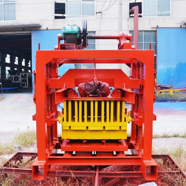 Qtj4-40 Semi Automatic Fly Ash Brick Machinery Price Brick Molding Machine