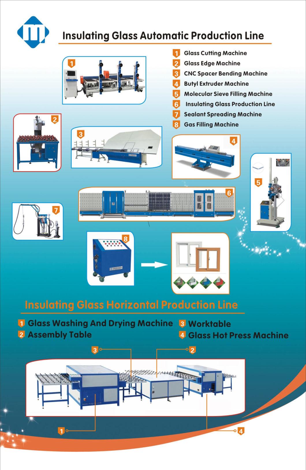 Double Glass Two Component Silicone Sealing Inkjet Printers for Glass Window Making Machine