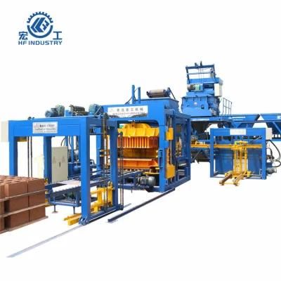 Qt10-15 Colour Paver Cement Automatic Line Block Making Machine