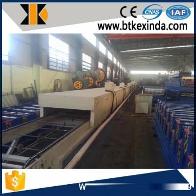 Colored Stone Coated Glazed Tile Roof Roll Forming Machine