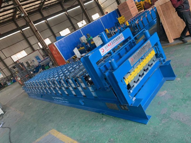 Steel Profile Glazed Tile Metal Roof Trapezoidal Sheet Roll Forming Machine