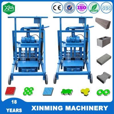 Xinming2-45 Moveable Hollow Block Making Machine Concrect Brick Making Machine with High Quality