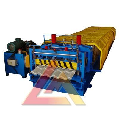 Steel Glazed Roof Tile Roof Panel Roll Forming Machine