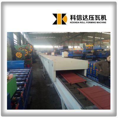 Sand Blasting Machine Stone Coated Metal Roof Tile