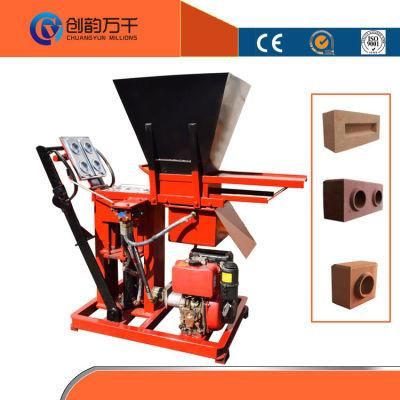 Cy1-25 Cheap and Easy Operated Manual Semi Automatic Clay Brick Making Machine in Kenya