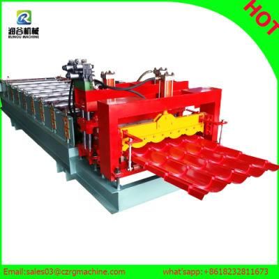 New Roof Panel Glazed Q Tile Profile Roofing Sheet Metal Color Steel Cold Roll Forming Making Machine for South Africa Market