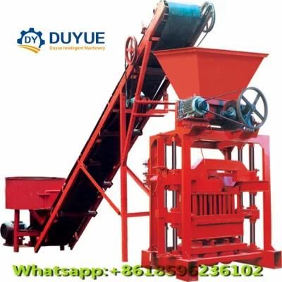 Qt40-1 Hand Manual Brick Making Machine Sell in Philippines