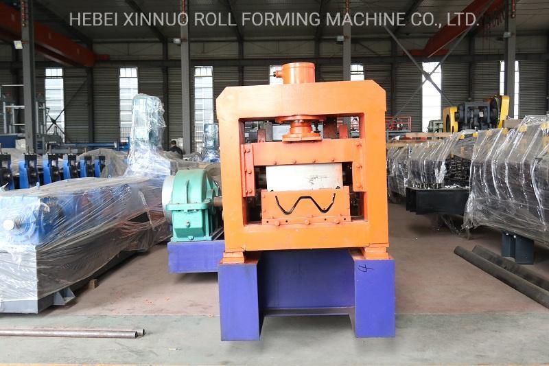 Highway Guardrail W Beam Bumpls Two Waves Road Barrier Bar Making Machine with Punching Hole