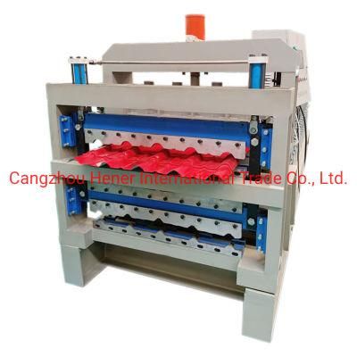 Hot Sale Building Material Aluminum Steel Three Layer Roll Forming Machine with Best Price