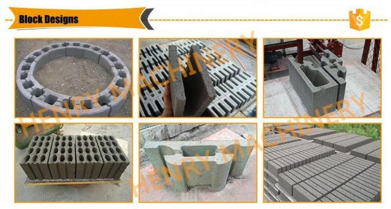 Qt4-24 Most Popular Simple Semi Automatic Vibrated Concrete Cement Brick Block Making Machine Best Price Big Pressure and Vibration Conveyor Save Labor Cost