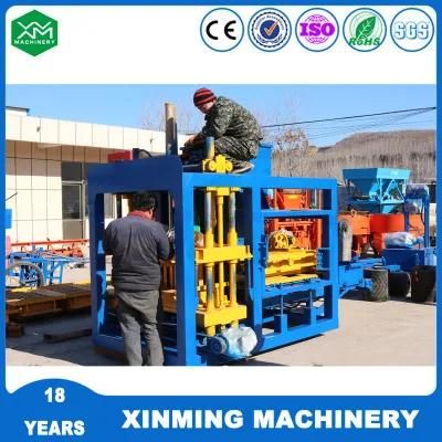 Qt4-18 Hydraulic Interlocking Flyash Interlocking Concrete Brick Paver Block Machine in Sri Lanka