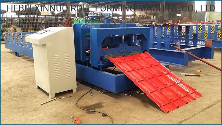 Glazed Tile Aluminium Roofing Sheet Cold Roll Forming Machine Roll Former Steel Trapezoidal Machine