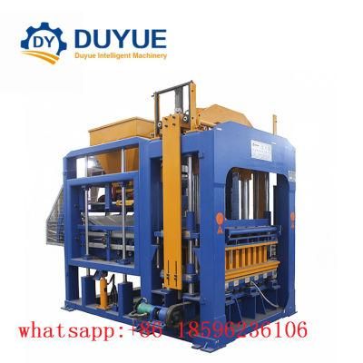 High Quality Qt10-15 Hydraulic Block Making Machine in Africa, Cement Hollow Bricks Machine Price