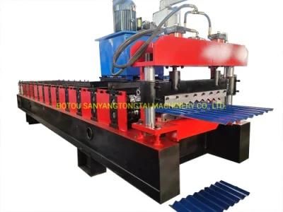 Aluminium Galvanized Steel Corrugated Sheets Roll Forming Machine Product