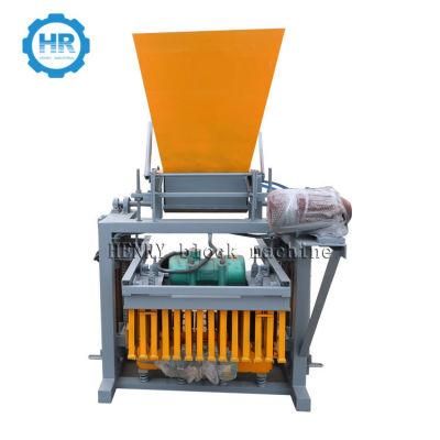 Qt4-35b Small Scale Brick Making Machine Cement Brick Moulding Machine Cheap Price with Good Production