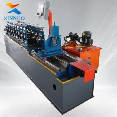 Hebei Xinnuo High Quality L Type Iron Shape Profile Steel Sheet Pile Ceiling Furring Light Keel L Corner Bead Roll Forming Machine