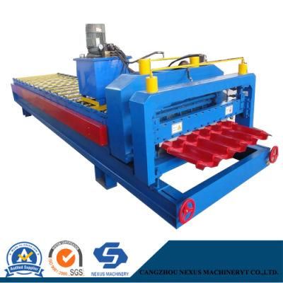 Glazed Tile Sheet Roll Forming Machine Metal Roofing Tile Making Machinery