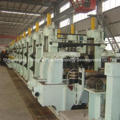 High Speed Automatic Pipe Mill Line API Oil Diameter 8 - 16 Inch Steel Pipe Making Machine