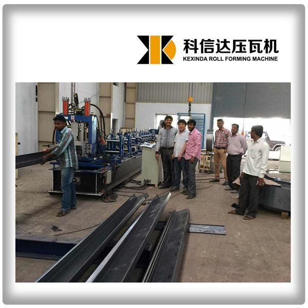 C and Z Interchangeable Purlin Roll Forming Machine