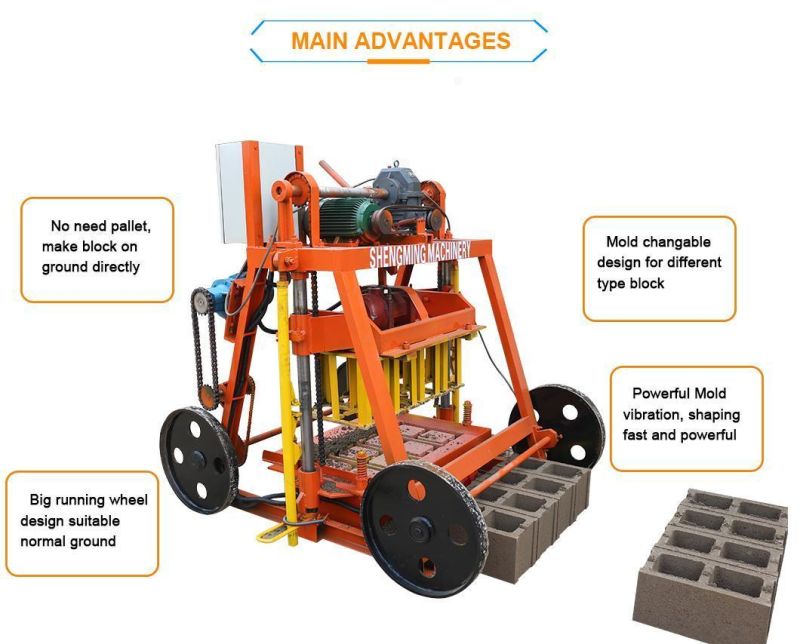 Small Electric Block Moulding Machine