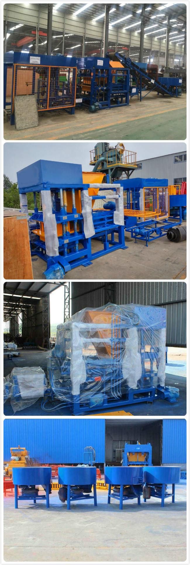 Qt4-20 Full Automatic Concrete Block Making Machine Paver Machine Construction Machinery