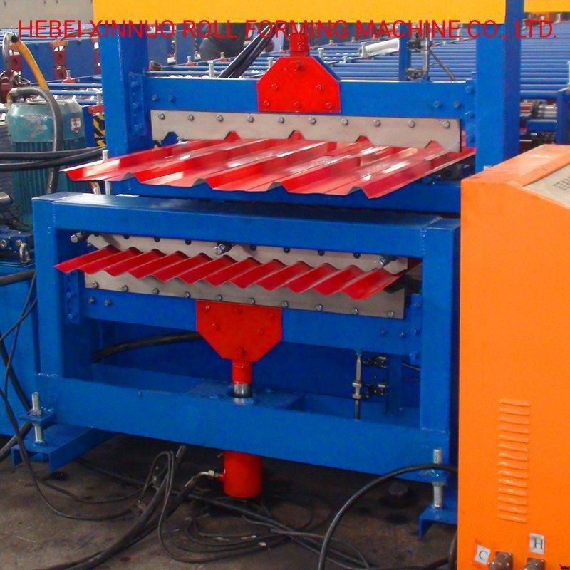 Double Layer Pressing Terrazo Tile Roll Forming Machine