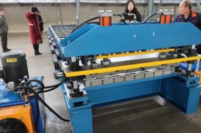 Ibr Iron and Colour Steel Trapezoidal Tile Roll Forming Machine