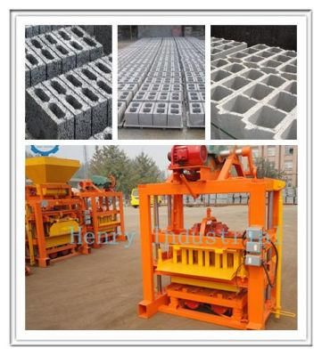 Qtj4-40 Most Selling Concrete Block Making Machine Pavers Machinery