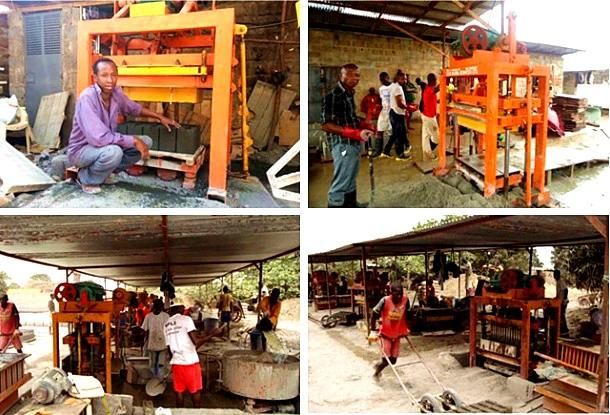Xinming Qtj4-40 Multi-Purpose Semi-Automatic Block Making Machine Hollow Brick Making Machine with High Quality