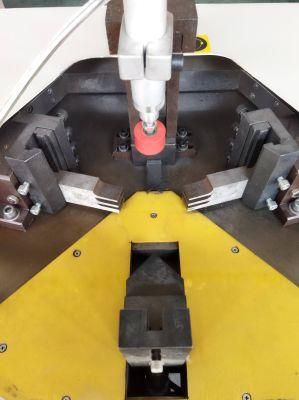 Lzj-120 Synchronous CNC Machine Set Angle Machine for Production Line of Hi-Grade Alu-Alloy Doors and Windows