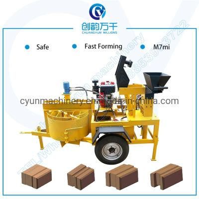 M7mi Soil Cement Interlocking Brick Hydraform Block Making Machine for Sale