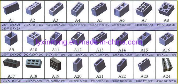 Semi Automatic Qt4-24 Cement Hollow Blocks Industry Brick Paver Making Machine