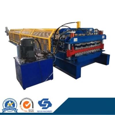 New Type Ce Two Profile Colored Steel Zinc Steel Plate Double Layer Roof Roll Forming Machine