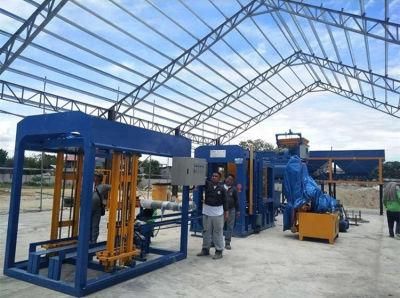 Qt4-15 Automatic Cement Paver Concrete Block Machine in Ghana