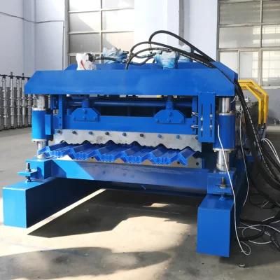 Portable Ibr Roof Pbr Galvanized Metal Steel Colour Roll Forming Machine