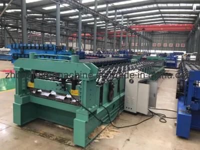 Colour Steel Floor Decking Panel Steel Metal Roll Forming Machine for Building From China. Manufacturer