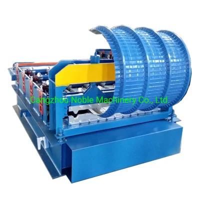 Curved Roofing Arch Sheet Building Machine Hydraulic Crimping Machine