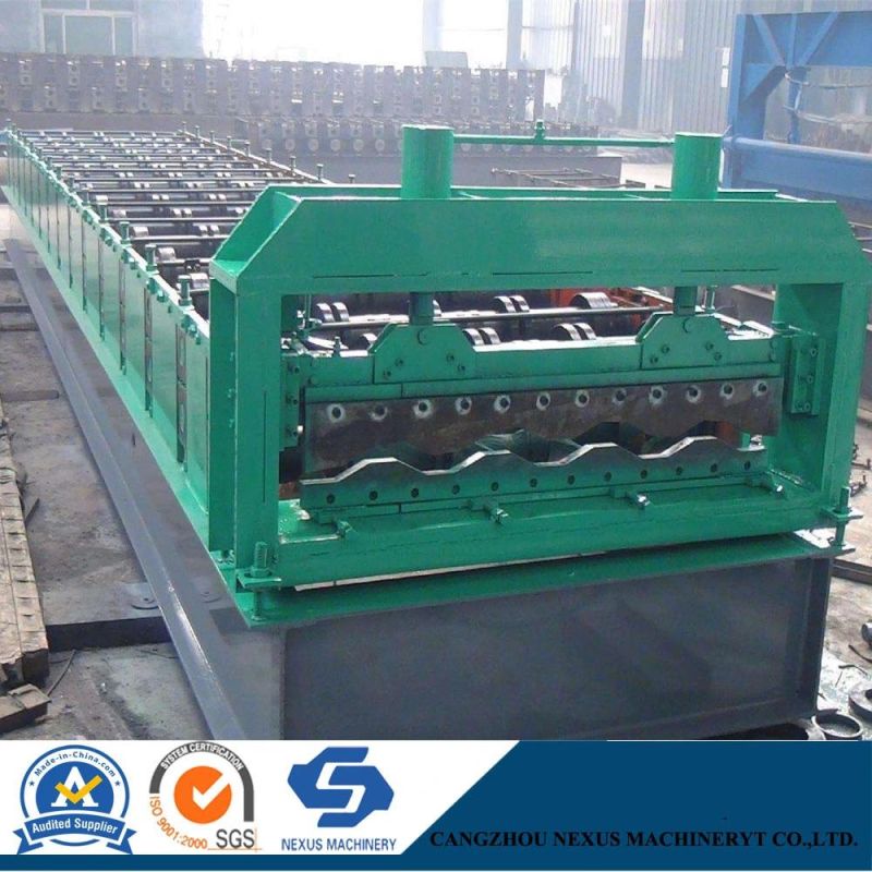 Container Panel Truck Board Cold Roll Forming Machine with Gr15 Bearing Steel Rollers