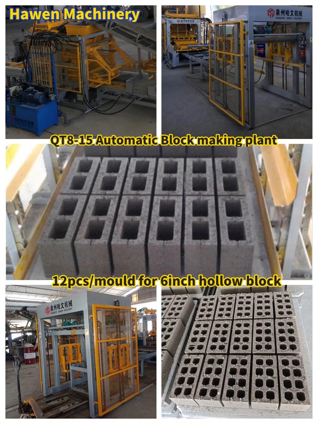 Concrete Block Brick Paver Making Machine From Quanzhou Fujian China