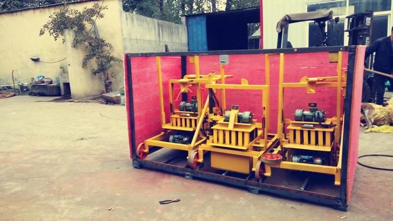 Qmr2-45 Mobile Block Making Machine Concrete Block Molding Machinery