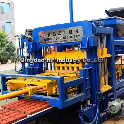Qt6-15 Concrete Block Making Machine Pavers Machine Hot Sale in Africa