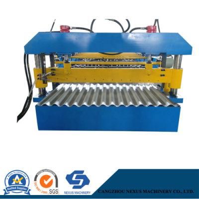 New Design Custom Automatic Metal Roofing Corrugated Tile Roof Roll Forming Machine