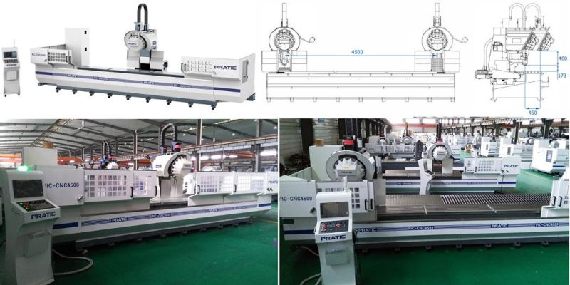 CNC Machine for Making Aluminum Handles, Windows, Doors and Curtain Walls