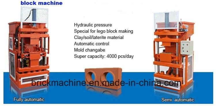 Hr1-10 Lego Interlocking Brick Machine Hydraulic Bricks Making Machine