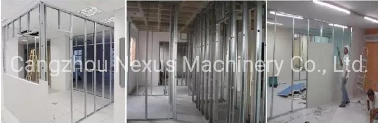 Galvanized Drywall Used Omega Profile Light Gauge Steel Framing Cold Roll Forming Machine