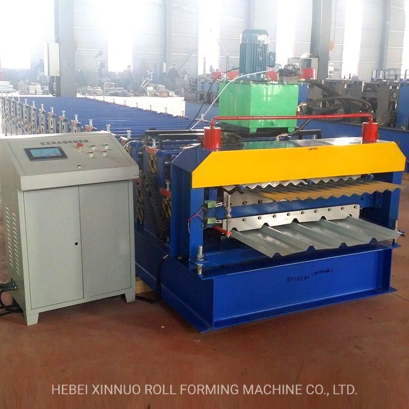 Double Layer Roll Forming Machine Roof Panel Curving Steel Sheet Profile Machine