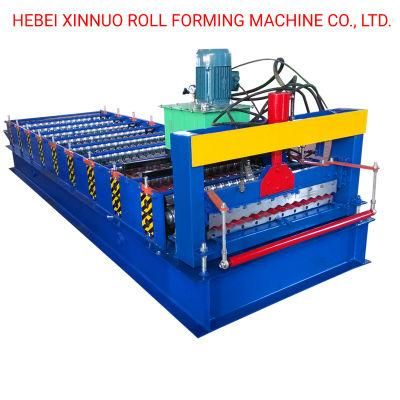 Philippine Design Steel Tile Roof Forming Machine Metal Tile Roll Forming Machine