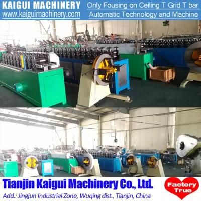 T24 T15 Ceiling Suspension T Grid / T Bar Roll Forming Machine